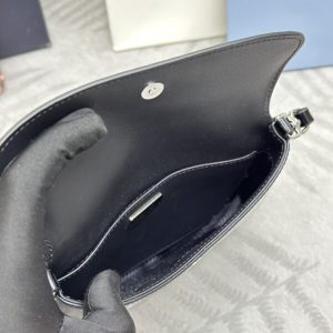 Replica Prada Cleo Small Black Flap - near-authentic luxury replica handbag