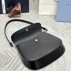 Replica Prada Cleo Small Black Flap - 1:1 designer replica handbag