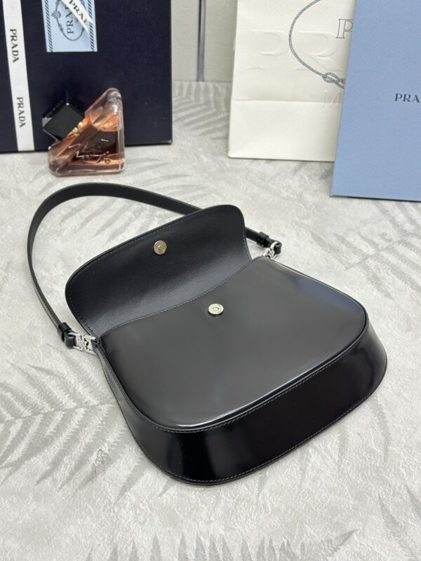 Replica Prada Cleo Small Black Flap - 1:1 designer replica handbag