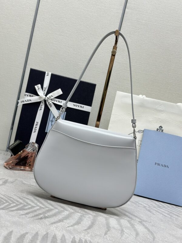 Replica Prada Cleo Small Grey Flap - 1:1 designer replica handbag