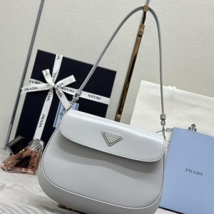 Replica Prada Cleo Small Grey Flap - elite superclone designer purse