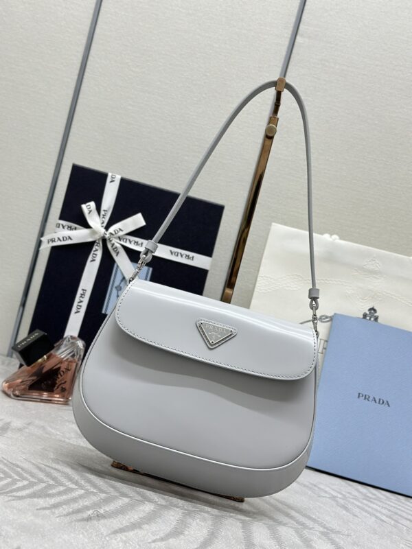Replica Prada Cleo Small Grey Flap - elite superclone designer purse