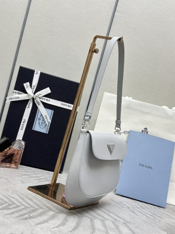 Replica Prada Cleo Small Grey Flap - top-rated replica designer bag