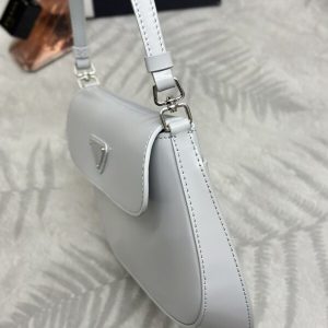Replica Prada Cleo Small Grey Flap - top-rated replica designer bag