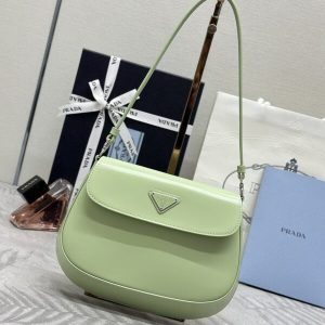 Replica Prada Cleo Small Green Flap - best-selling designer handbag dupe