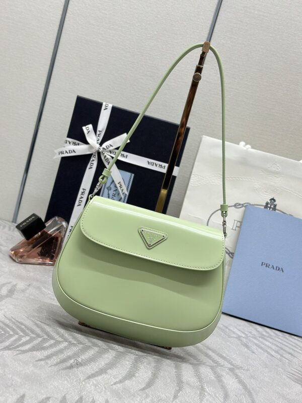 Replica Prada Cleo Small Green Flap - best-selling designer handbag dupe