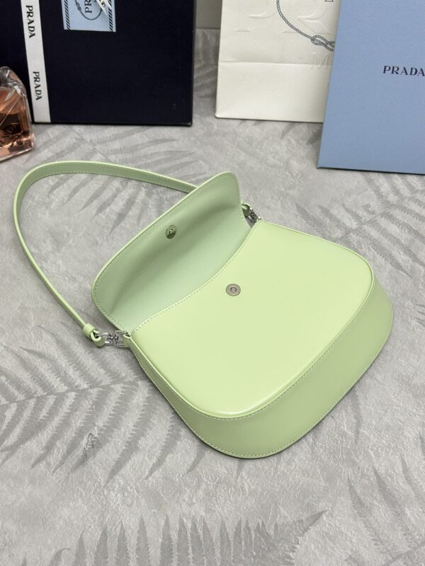 Replica Prada Cleo Small Green Flap - top-rated replica designer bag