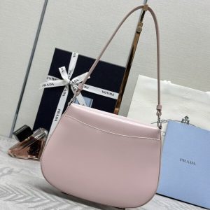 Replica Prada Cleo Small Pink Flap - best quality luxury bag dupe
