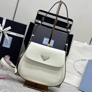 Replica Prada Cleo White Bag With Flap - elite superclone designer purse