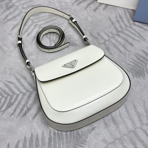 Replica Prada Cleo White Bag With Flap - top-tier luxury replica shoulder bag