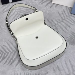 Replica Prada Cleo White Bag With Flap - premium-grade designer purse dupe