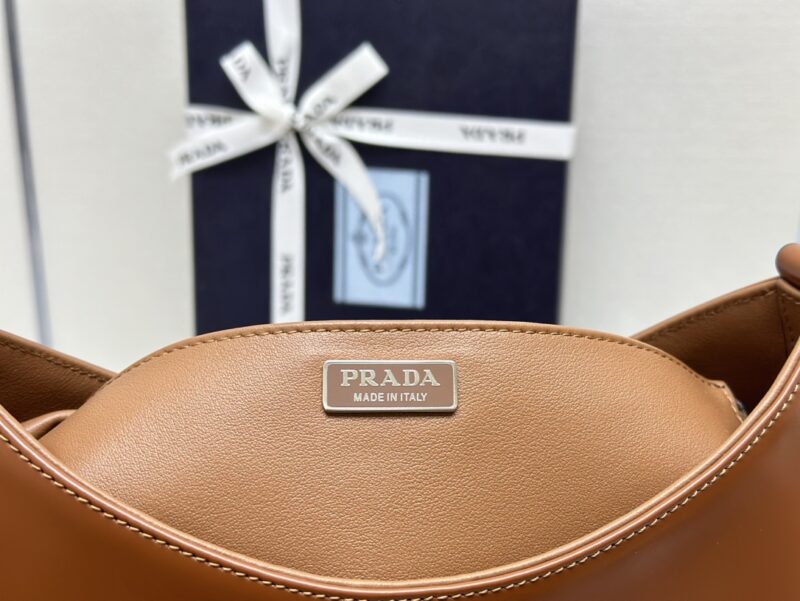 Replica Prada Cleo Brushed Brown Bag - premium-grade designer purse dupe