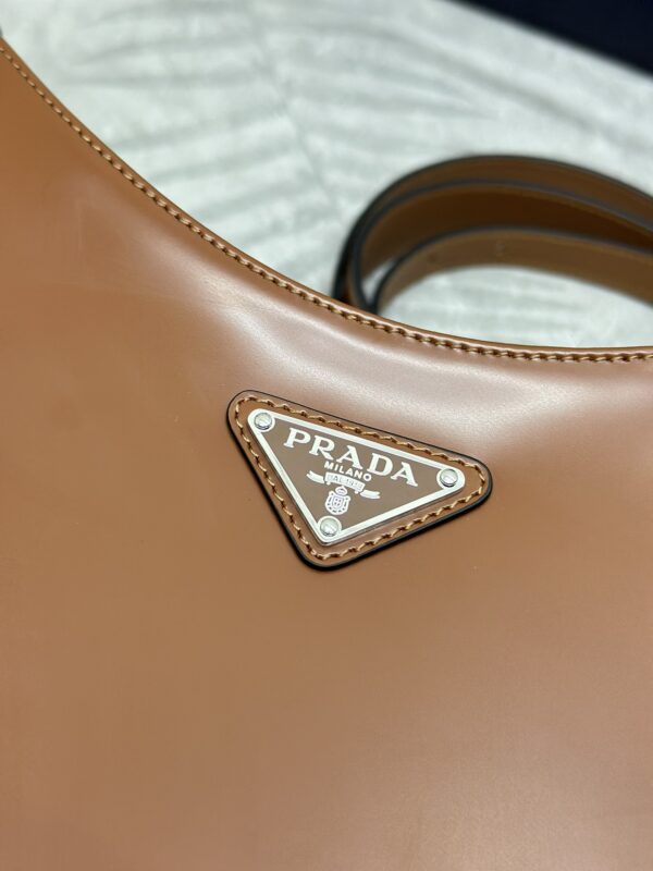 Replica Prada Cleo Brushed Brown Bag - ultra-realistic fake designer tote