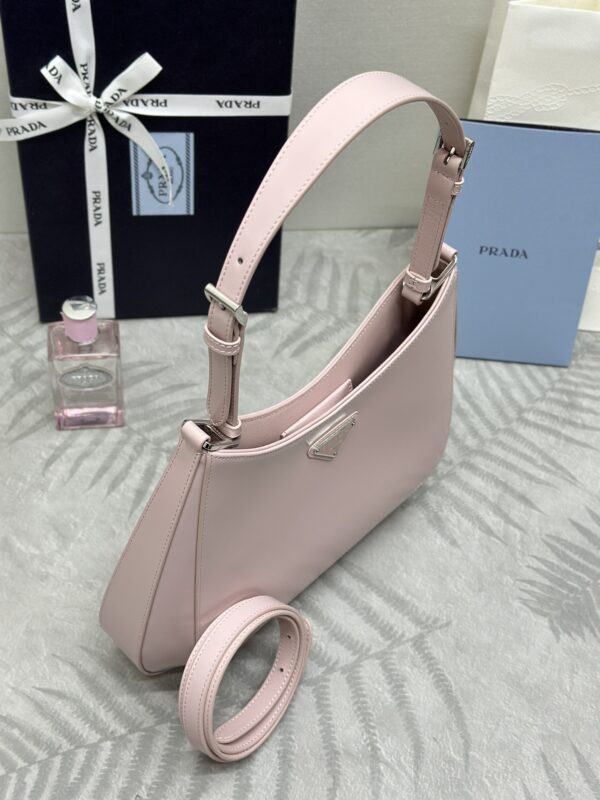 Replica Prada Cleo Brushed Pink Bag - high-accuracy replica luxury purse