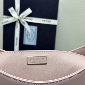 Replica Prada Cleo Brushed Pink Bag - high-end fake designer purse