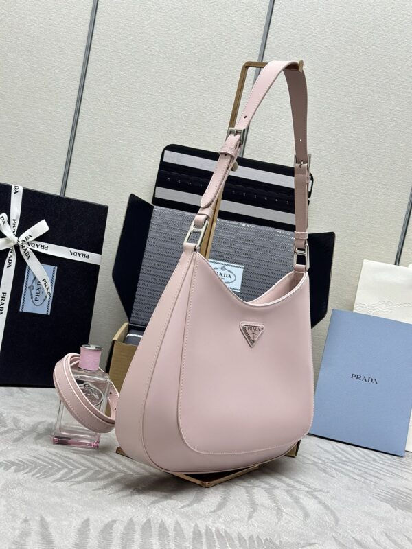 Replica Prada Cleo Brushed Pink Bag - best-selling designer handbag dupe