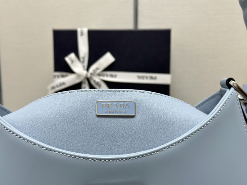 Replica Prada Cleo Brushed Blue Bag - realistic designer-inspired fake bag