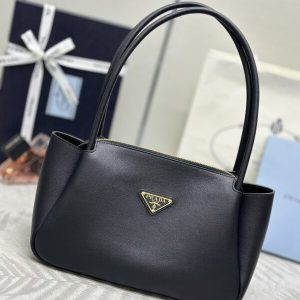 Replica Prada Medium Black Shoulder Bag - realistic designer-inspired fake bag