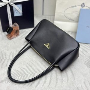 Replica Prada Medium Black Shoulder Bag - top-tier luxury replica shoulder bag