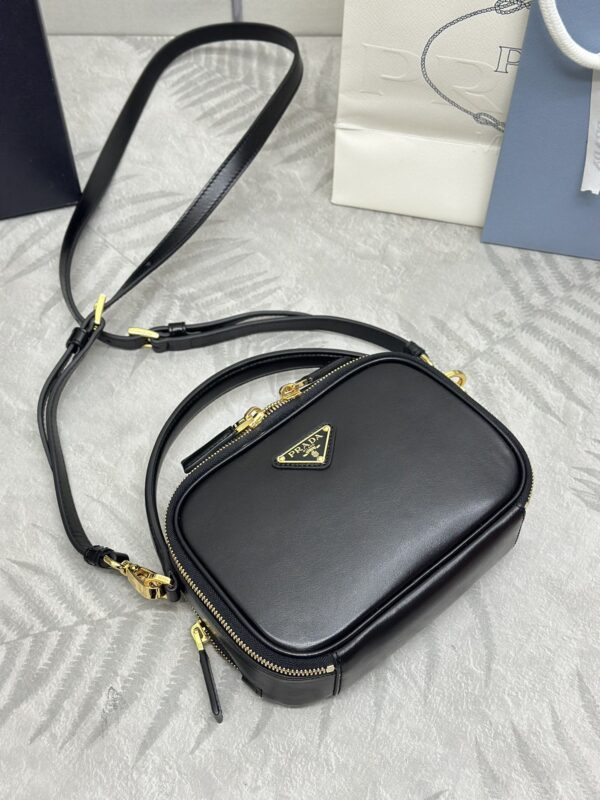 Replica Prada Mini Top-Handle Bag Black - top-tier luxury replica shoulder bag