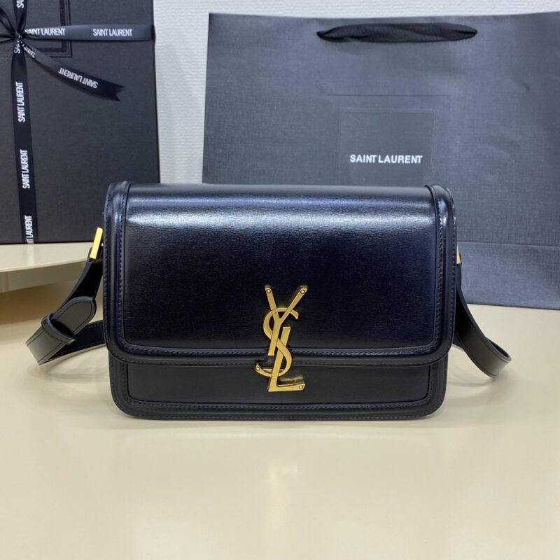 Replica YSL Solferino Black - authentic-look luxury purse replica