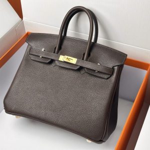 Replica Hermes Birkin Ebony - 1:1 designer replica handbag