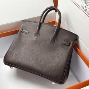 Replica Hermes Birkin Ebony - top-tier luxury replica shoulder bag