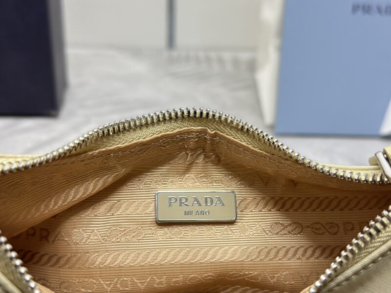 Replica Prada Re-Edition Nylon 2005 Yellow - premium 1:1 fake handbag model