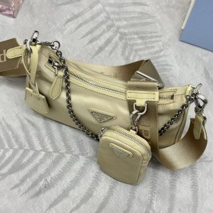 Replica Prada Re-Edition Nylon 2005 Yellow - high-quality designer bag clone