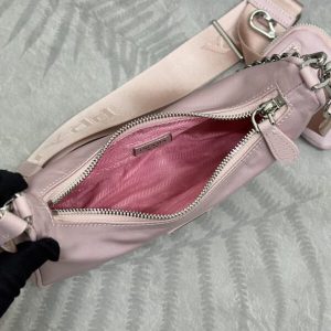 Replica Prada Re-Edition Nylon 2005 Pink - elite superclone designer purse