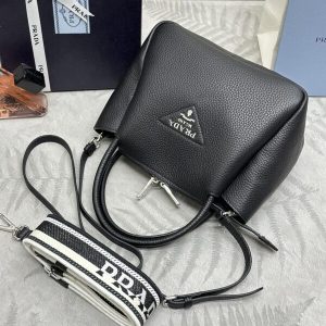 Replica Prada Small Leather Handbag - realistic designer-inspired fake bag