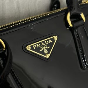 Replica Prada Galleria Black Patent - best-selling designer handbag dupe