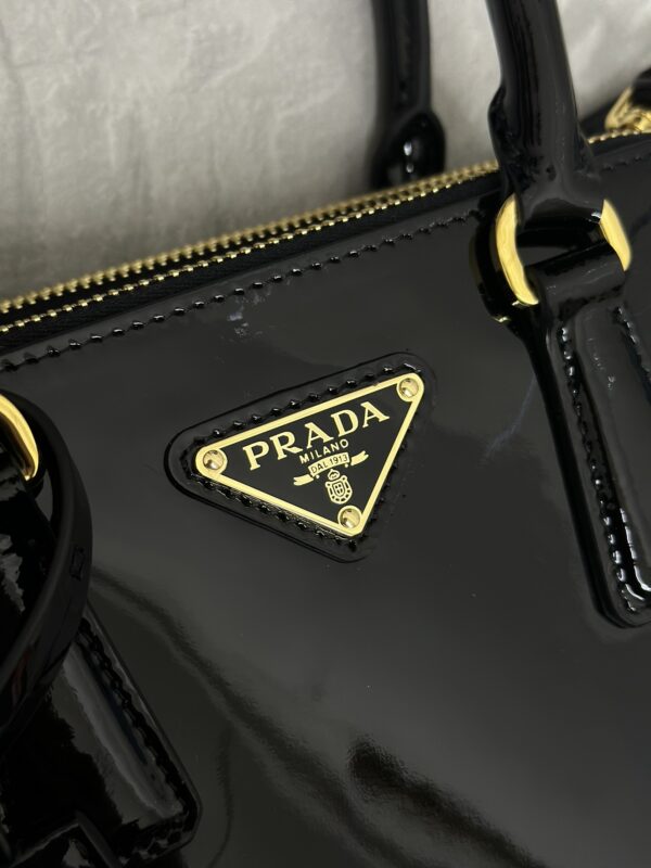 Replica Prada Galleria Black Patent - best-selling designer handbag dupe