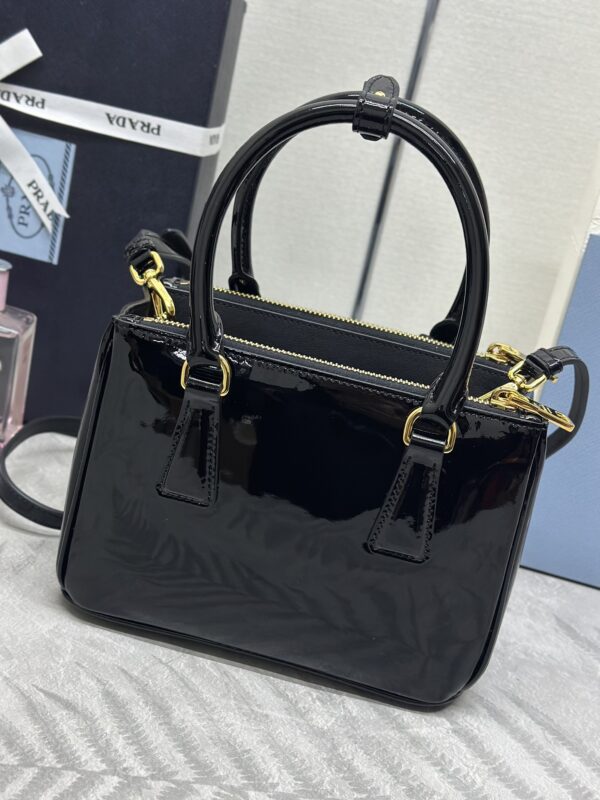 Replica Prada Galleria Black Patent - best-selling designer handbag dupe