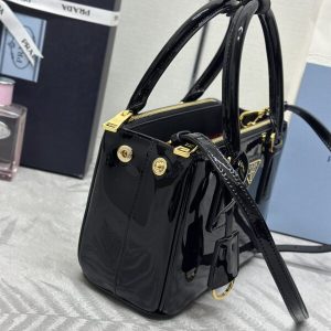 Replica Prada Galleria Black Patent - premium-grade designer purse dupe