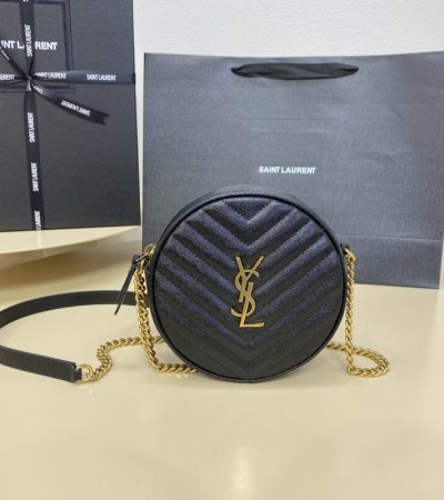 Replica YSL Vinyle Black - authentic-look luxury purse replica