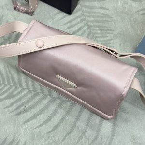 Replica Prada Re-Nylon Shoulder Bag Pink - high-quality designer bag clone