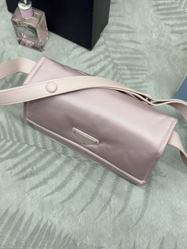 Replica Prada Re-Nylon Shoulder Bag Pink - high-quality designer bag clone