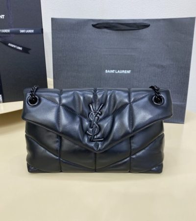 Replica YSL Loulou All Black Puffer - top-rated replica designer bag