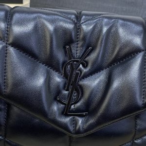 Replica YSL Loulou All Black Puffer - ultra-realistic fake designer tote