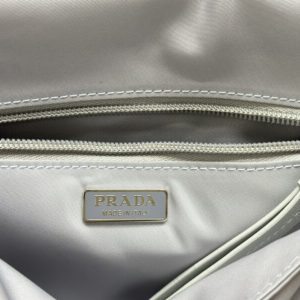 Replica Prada Re-Nylon Shoulder Bag Ice Grey - best-selling designer handbag dupe