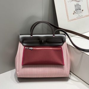 Replica Hermes Herbag 31cm Pink - best-selling designer handbag dupe