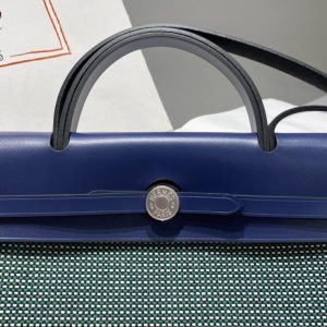 Replica Hermes Herbag 31cm Green - high-accuracy replica luxury purse