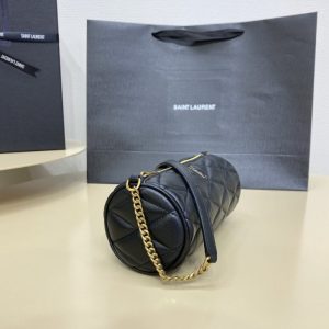 Replica YSL Tube Black - ultra-realistic fake designer tote