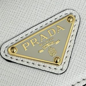 Replica Prada Mini Saffiano White - high-end fake designer purse