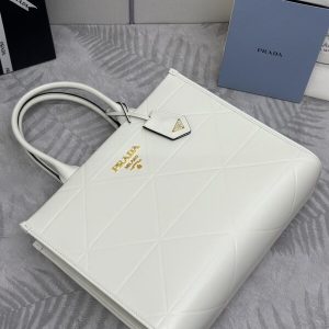 Replica Prada Symbole White - high-end fake designer purse