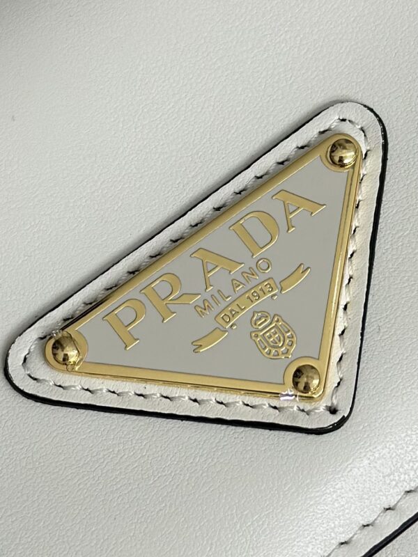Replica Prada Small Shoulder Bag White - high-quality designer bag clone