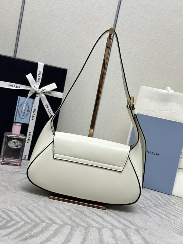 Replica Prada Small Shoulder Bag White - best-selling designer handbag dupe