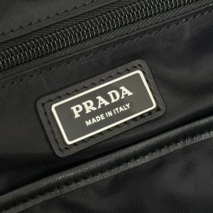 Replica Prada Re-Nylon Grey Backpack - high-end fake designer purse