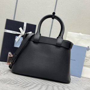 Replica Prada Black Buckle - premium 1:1 fake handbag model